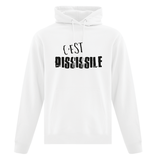 Hoodie unisexe - C'EST DISSISSILE