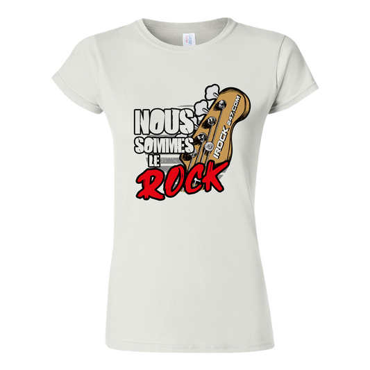 T-Shirt à manches courtes femme - GUITARE NOUS SOMMES LE ROCK