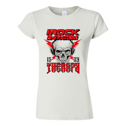T-Shirt à manches courtes femme - IROCK 247.COM IS MY THERAPY