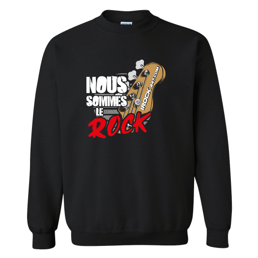 Crewneck unisexe - GUITARE NOUS SOMMES LE ROCK