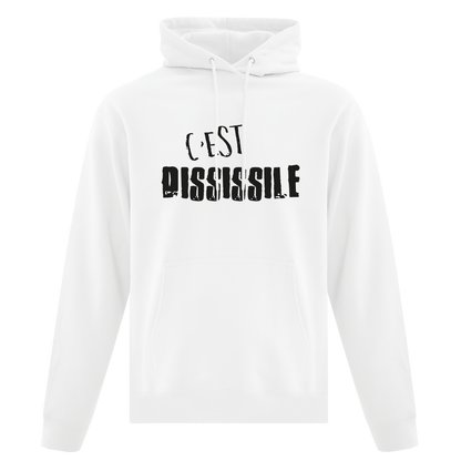 Hoodie unisexe - C'EST DISSISSILE