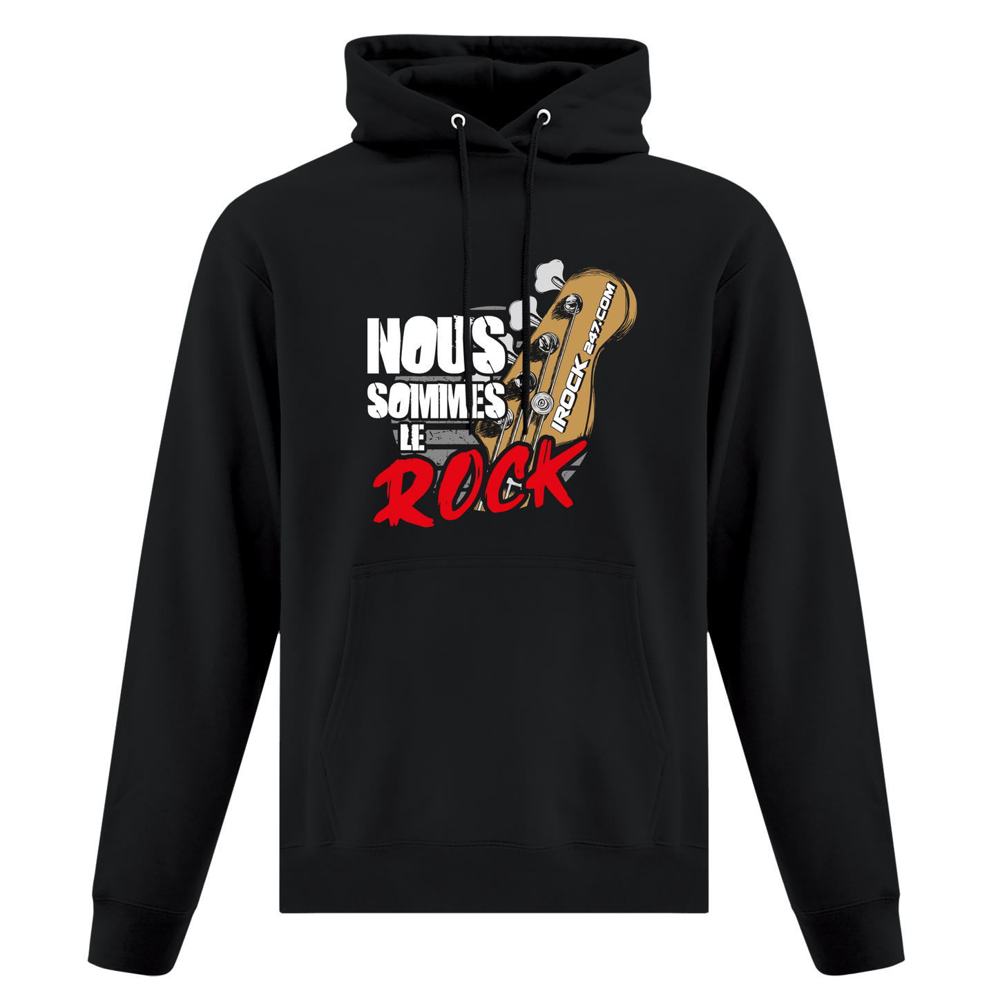 Hoodie unisexe - GUITARE NOUS SOMMES LE ROCK