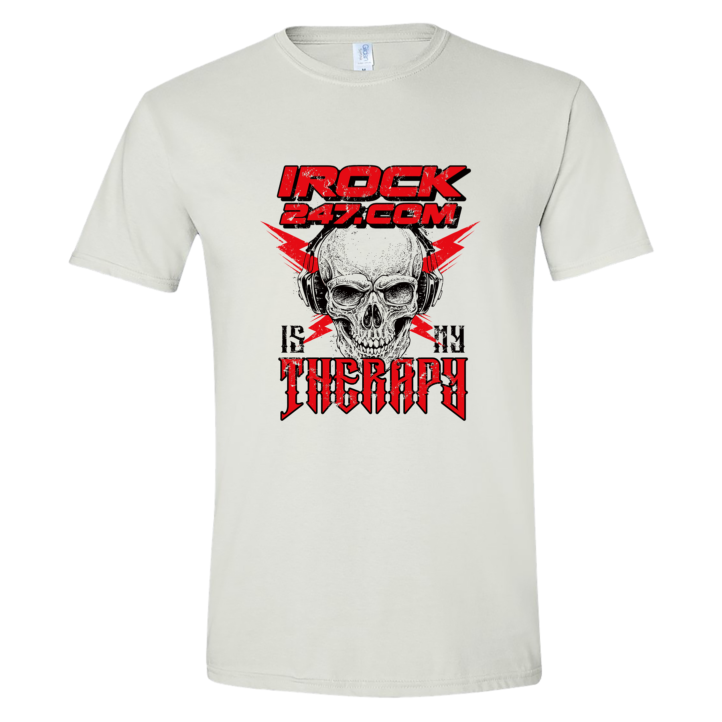 T-Shirt à manches courtes homme - IROCK 247.COM IS MY THERAPY