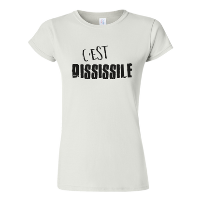 T-Shirt à manches courtes femme - C'EST DISSISSILE