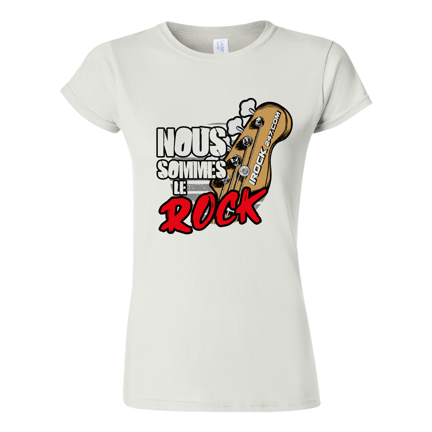 T-Shirt à manches courtes femme - GUITARE NOUS SOMMES LE ROCK