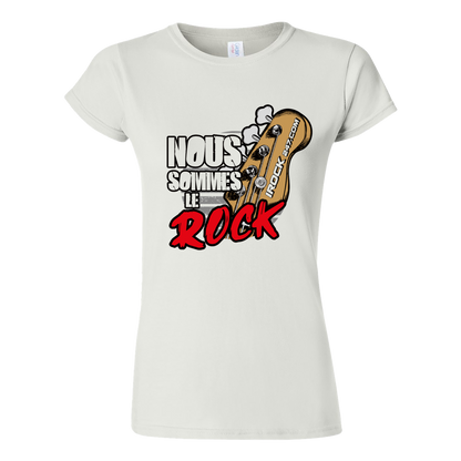 T-Shirt à manches courtes femme - GUITARE NOUS SOMMES LE ROCK