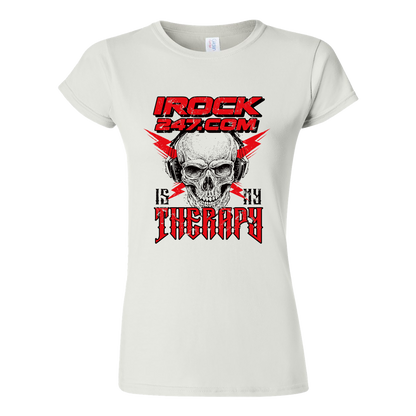 T-Shirt à manches courtes femme - IROCK 247.COM IS MY THERAPY