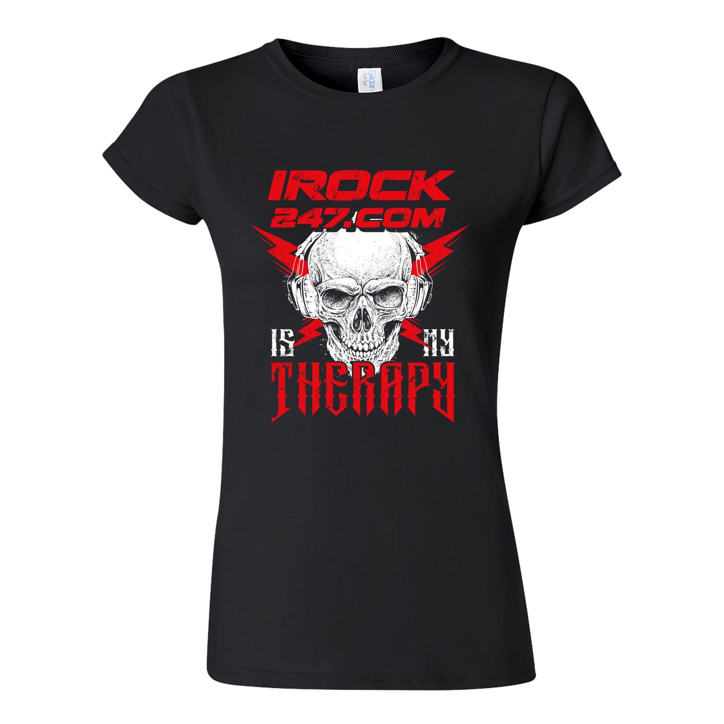 T-Shirt à manches courtes femme - IROCK 247.COM IS MY THERAPY