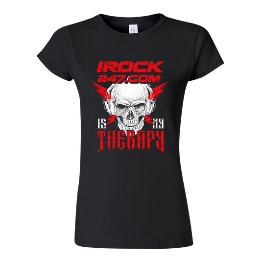 T-Shirt à manches courtes femme - IROCK 247.COM IS MY THERAPY